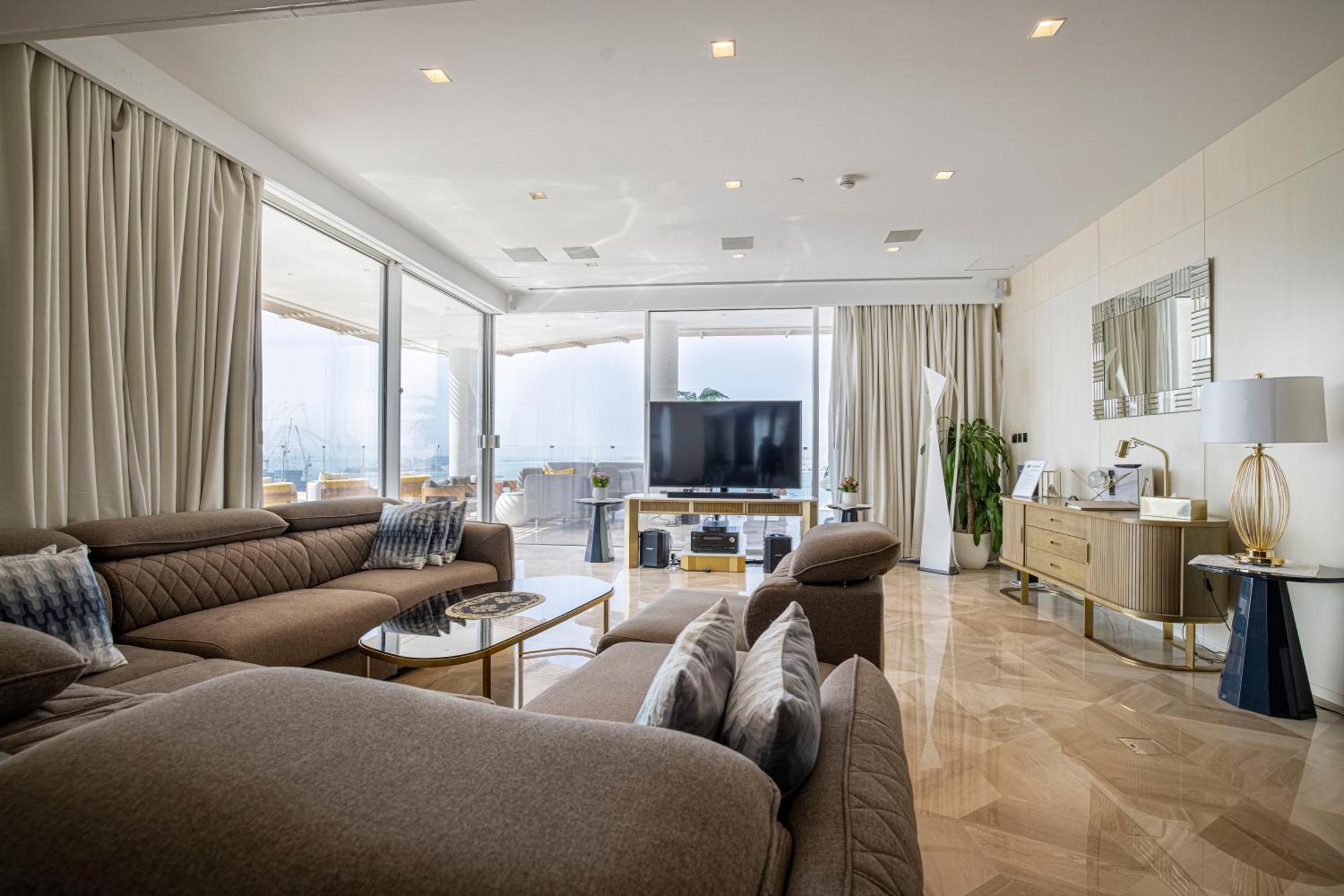 Five Palm Luxury Penthouse Full Marina View & Private Pool Hotel Дубай Екстериор снимка